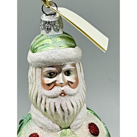 Patricia Breen Hollyberry Santa Christmas Ornament #9722 Original Tag 1997 - Picture 2 of 8